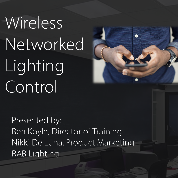 01.28.26 IFMA (webinar) Wireless Networked Lighting Control Square